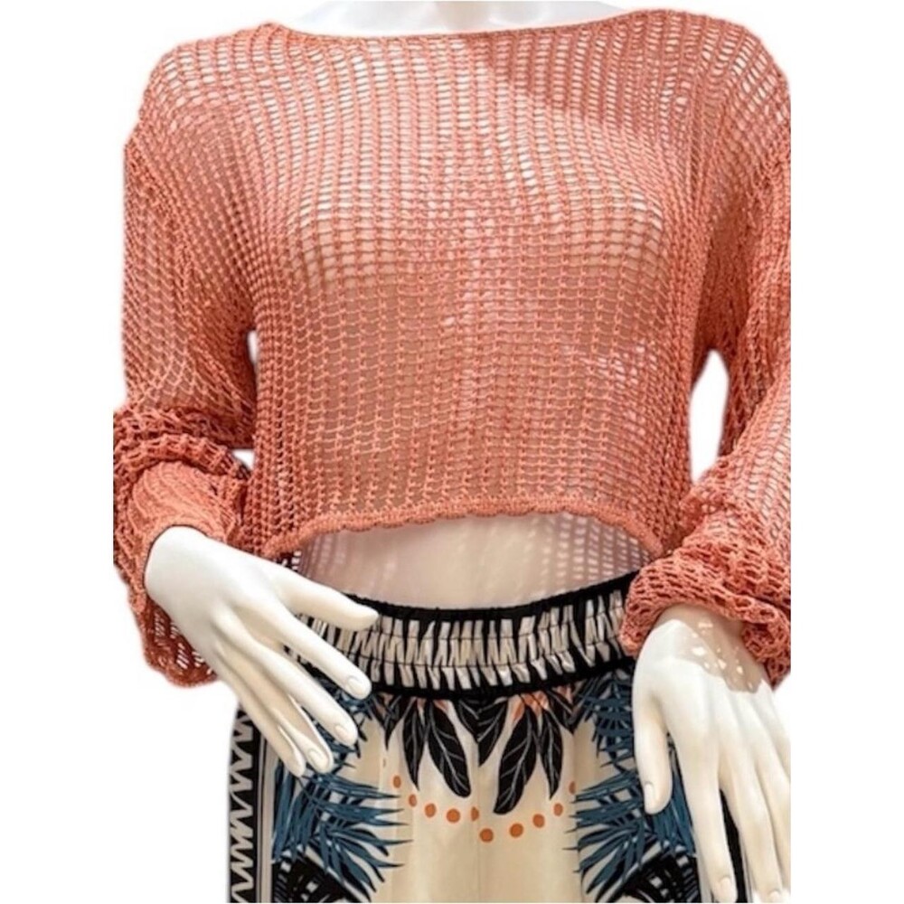 Emory Park Women's Pink and Orange Jumper